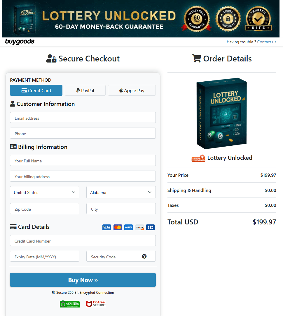 Lottery Unlocked buy